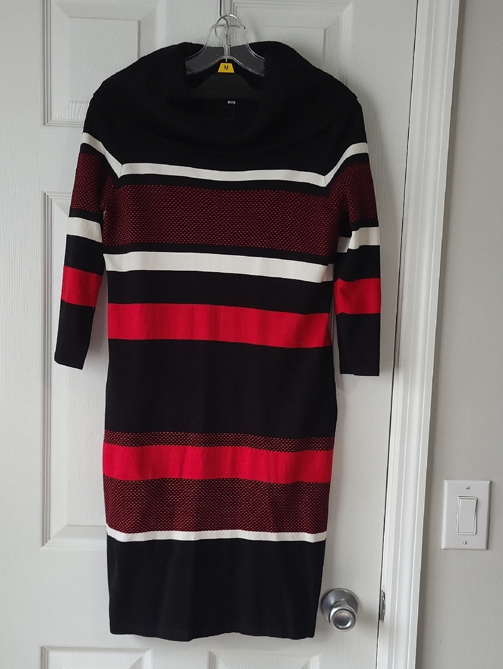 PMD Ribbed Knit Top in Black